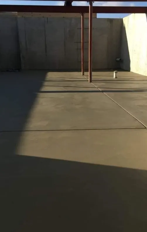 Basement slab construction project